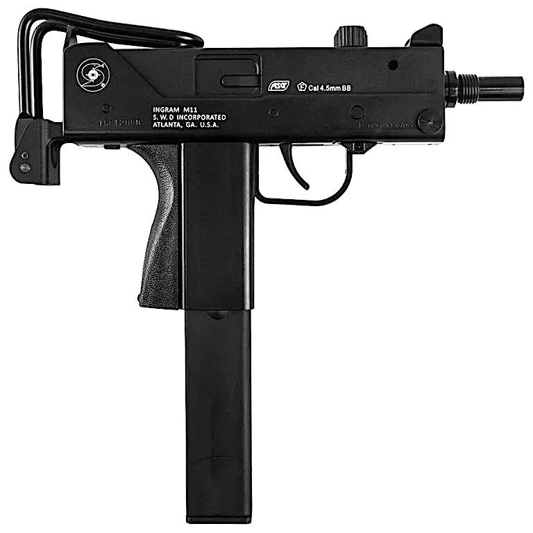 ASG Cobray Ingram M11 NBB CO2 BB Machine Pistol Table Top Review